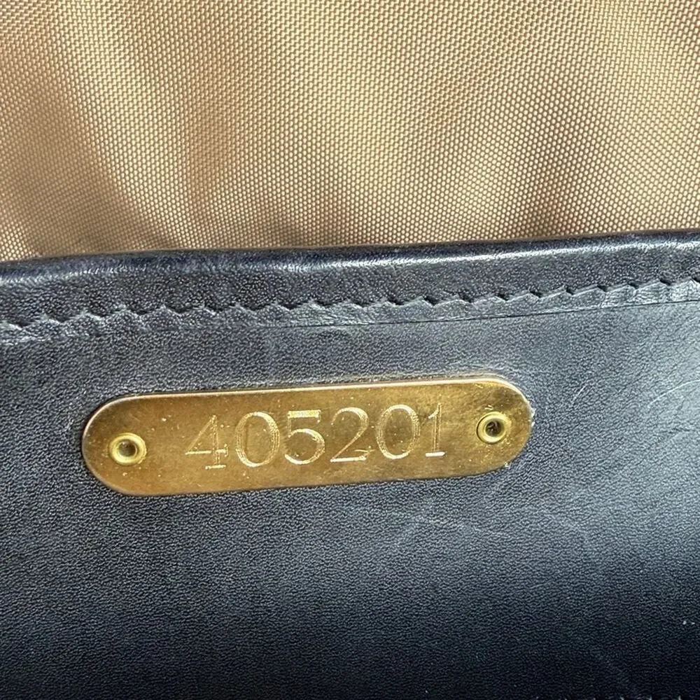Vintage Hartmann By Lombardo Leather Flap Over Double Gusset Briefcase Zippered